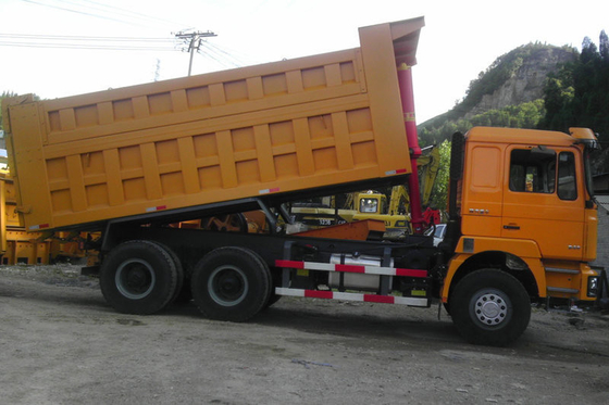 Μεταλλείας ανώτατο Gradeability 30% δύναμης 10MT diesel φορτηγών απορρίψεων εφαρμοσμένης μηχανικής 40Ton βαρύ F3000 Shacman 6x4