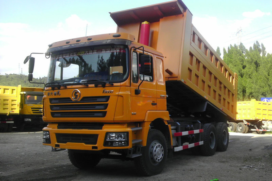 Μεταλλείας ανώτατο Gradeability 30% δύναμης 10MT diesel φορτηγών απορρίψεων εφαρμοσμένης μηχανικής 40Ton βαρύ F3000 Shacman 6x4