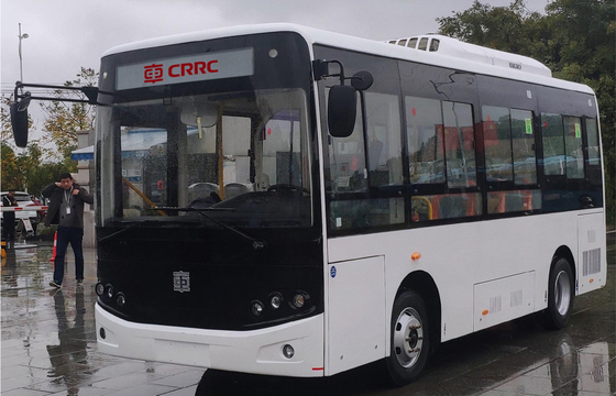 Πλήρη ηλεκτρικά λεωφορεία 16 καθίσματα Wheelbase 3300mm πόλεων 6,5 μέτρων προσαρμοσμένο χρώμα