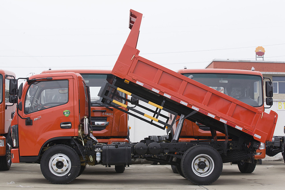 Ευρώ 4 Tipper DONGFENG αημένη μηχανή οδήγηση 3.7m φορτηγών YUCHAI