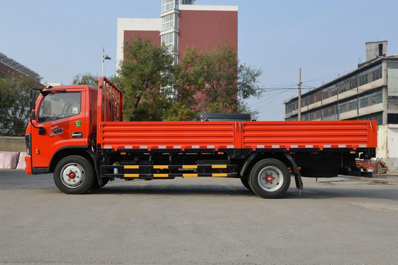 DongFeng DFAC 4x2 στηλών πιάτων φορτίου μέσος φορτηγών 190HP YUCHAI οπίσθιος άξονας τόνου μηχανών μεγάλος