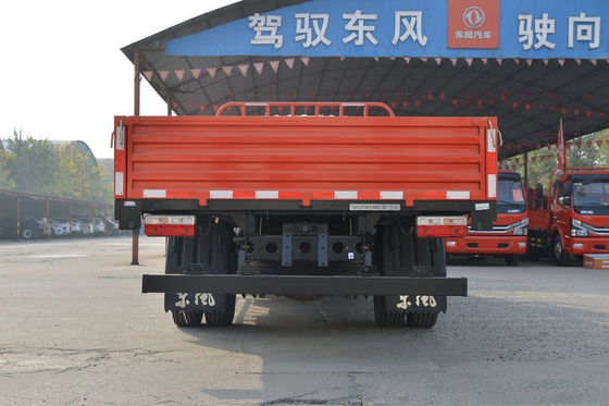 DongFeng DFAC 4x2 στηλών πιάτων φορτίου μέσος φορτηγών 190HP YUCHAI οπίσθιος άξονας τόνου μηχανών μεγάλος