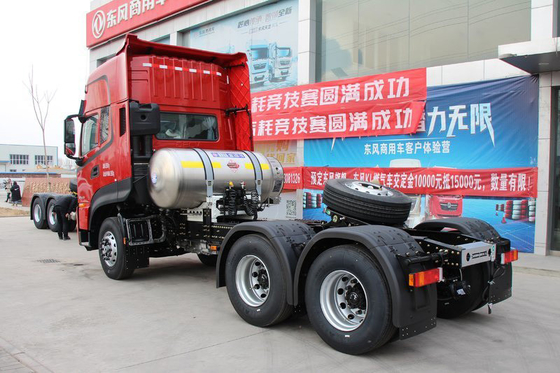 LNG 6x4 βαρέων καθηκόντων μάζα έλξης φορτηγών 470hp τρακτέρ μεταφορά 39,5 διοικητικών μεριμνών τόνου