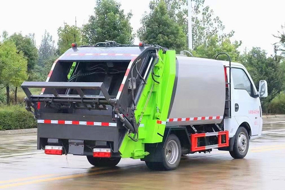 Απορριμάτων ευρο- εκπομπή 6 Dongfeng 70kw 95hp φορτηγών υγιεινής μεταφορών δημοτική