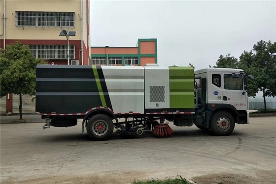Καθαρίζοντας τη δημοτική μηχανή diesel φορτηγών υγιεινής οχημάτων αποκομιδής απορριμμάτων 4x2 8m 200 HP