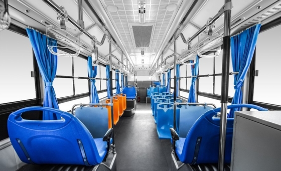 Λεωφορείο πολυτέλειας τουριστών 39 Seater καθαρά ηλεκτρικά 300 - 430km υψηλότερη ταχύτητα 69 km/h